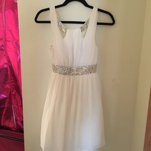 White Homecoming/Short Prom Dress